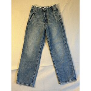 Azul By Moussy High Rise Frayed Waistline Jeans Womens Sz Small